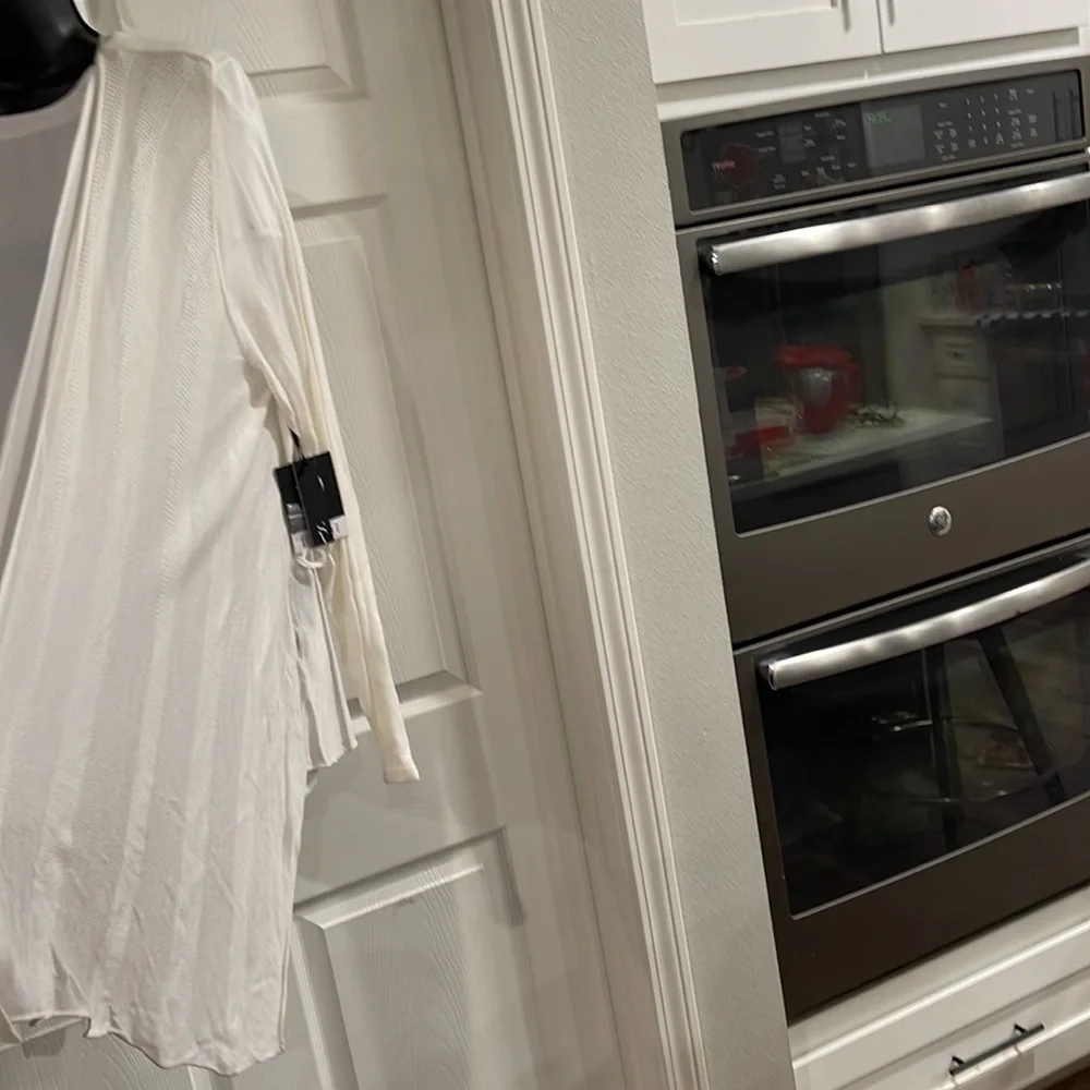 White Cardigan Sweater - Picture 2 of 10